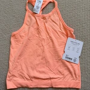 BRAND NEW Athleta Girl Power Up Twist Tank - size 6 - orange